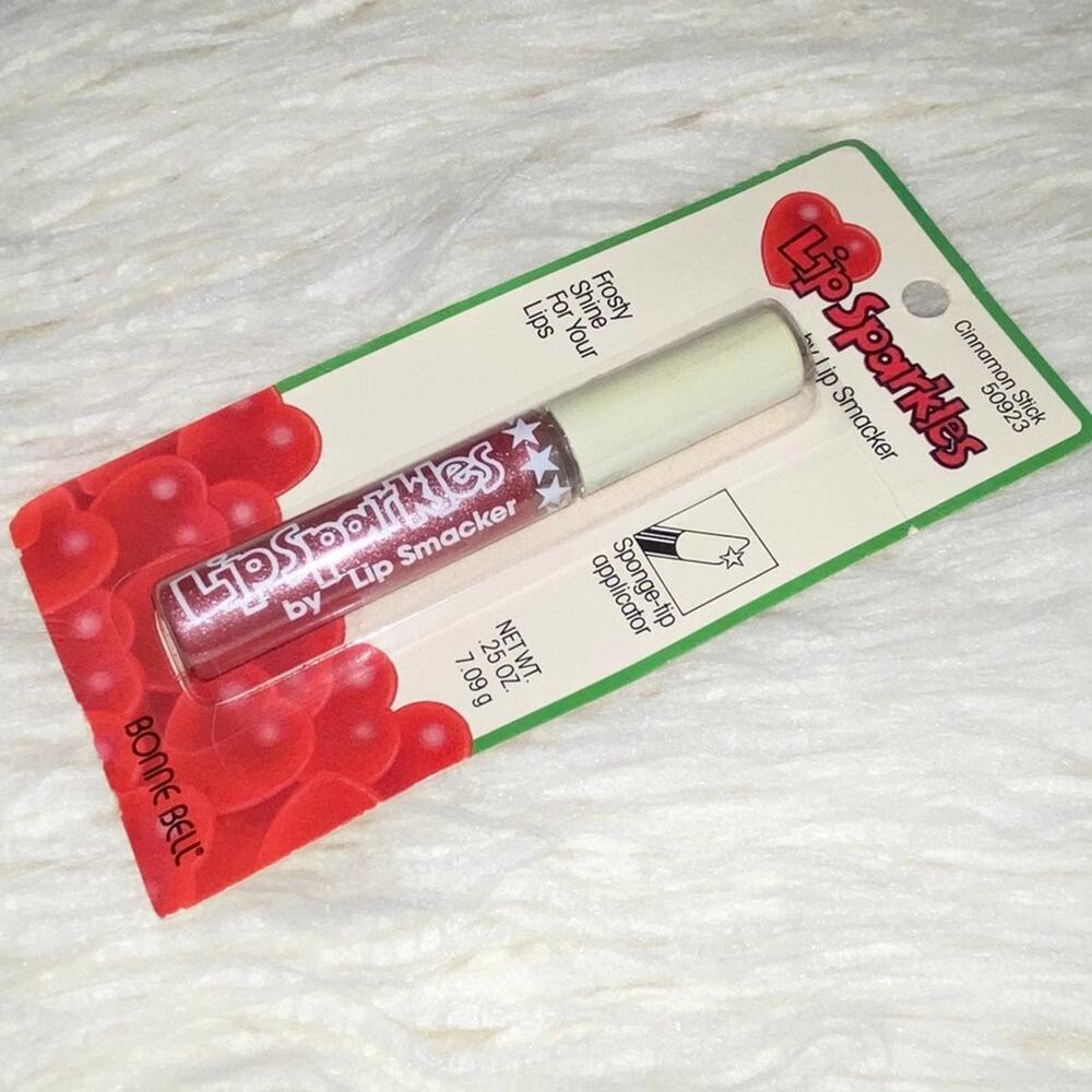 VTG Y2k Bonne Bell Lip Sparkles Smackers Red Cinnamon Glitter Lip Gloss - Picture 6 of 7